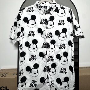 Mickey Mouse Neff Shirt
Size Small
White and black